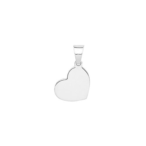Silver Plain Heart Pendant