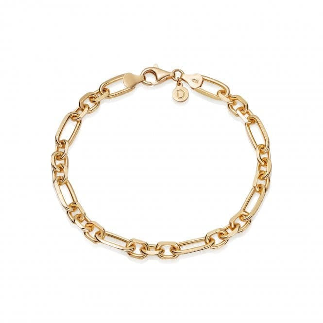 Silver Gold Plated Magnus Chunky Chain Bracelet