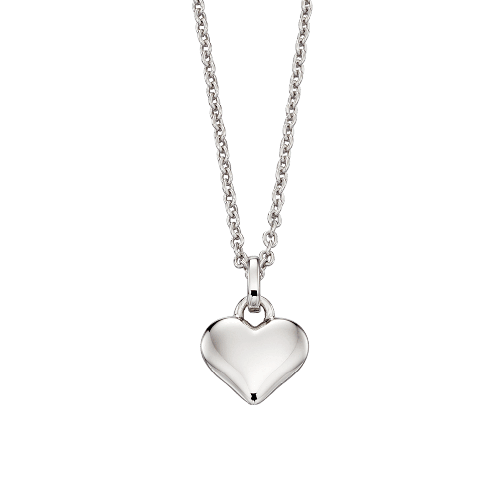 Mia - Silver Little Heart Necklace