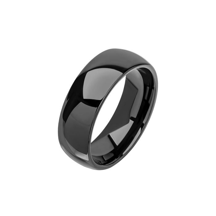 Tungsten Black-Plated Men's Ring