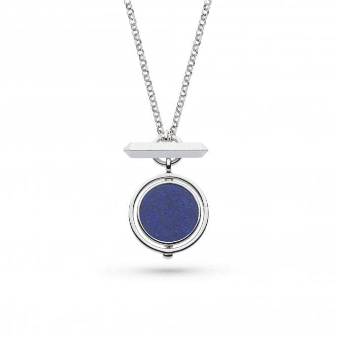 Silver Revival Eclipse Equinox T-Bar Style Spinner 18" Necklace